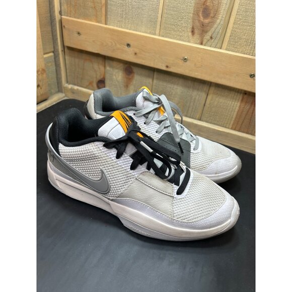 Nike Ja 1 Men's Size 9 Basketball Shoes White/LT Smoke Grey-Black DR8785-100